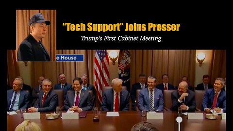 "Tech Support" at 1st Cabinet Meeting