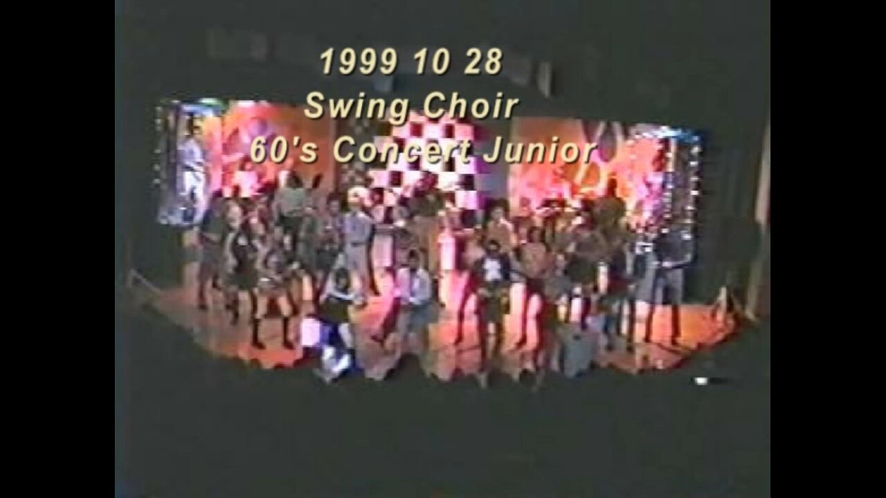 1999 10 28 - WPHS - Swing Choir 1960s Concert