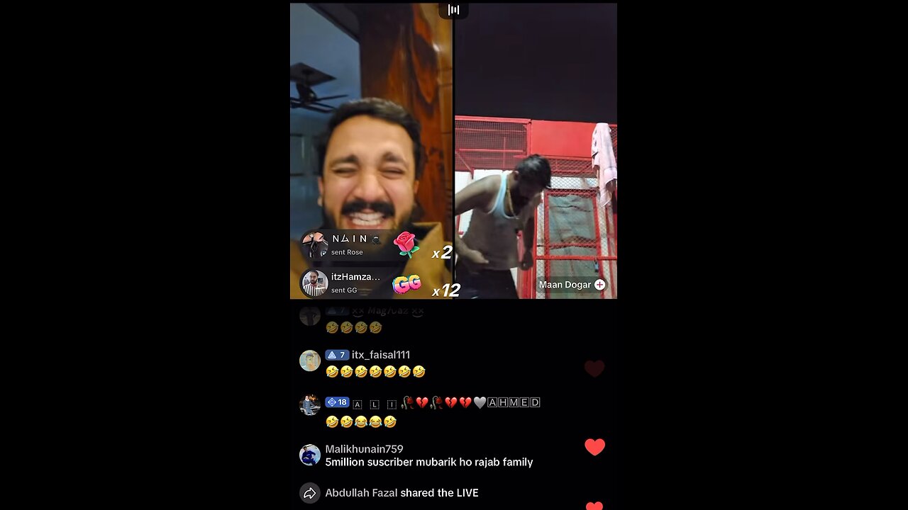 Rajab butt live on tiktok