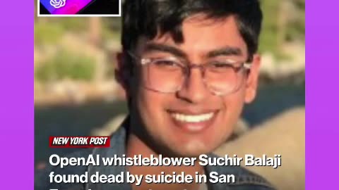 Rip to suchir Balaji it was attempted suicide possible murder very suspicious deaths 🙏🕊🕯12/26/24