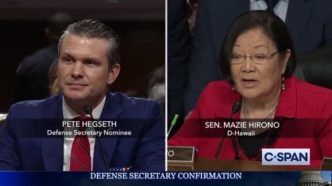 (D) Mazie Hirono Claims Trump will Invade Panama and Greenland