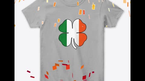 Irish Clover with Flag Colors - Women's Classic Tee