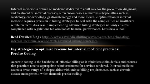 Boosting Internal Medicine Revenue with Advanced Billing Strategies