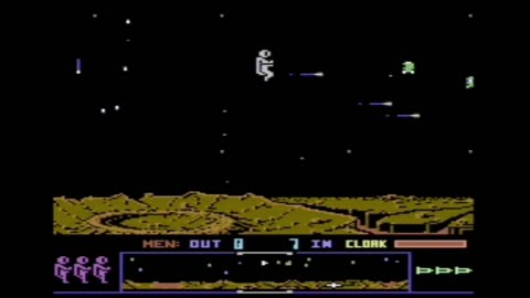 Dropzone gameplay on the Commodore 64