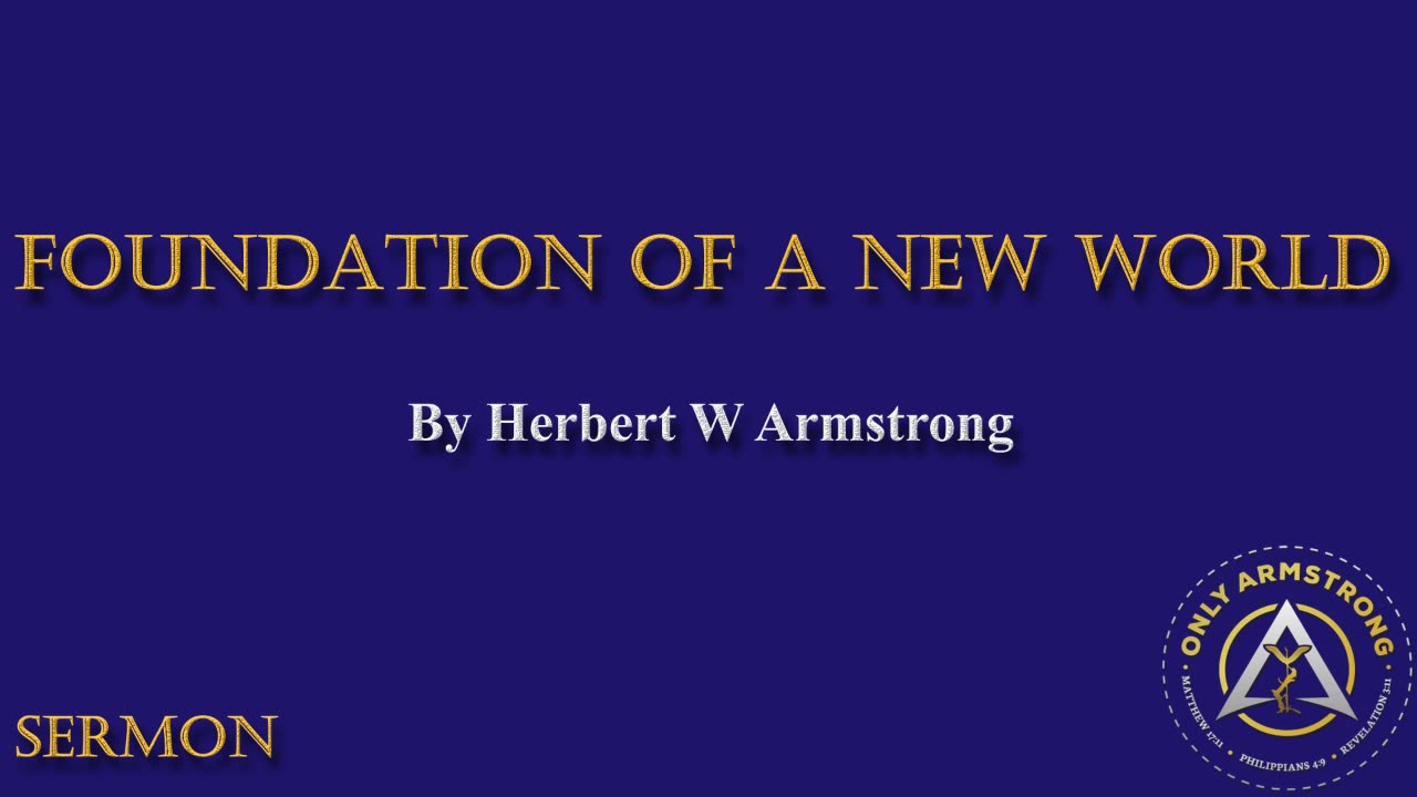 Foundation of a New World