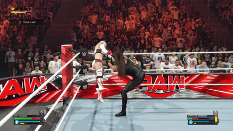 Akira Kobeyashi VS Stephanie Mcmahon Raw S 1 E 166