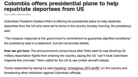 Trump made Petro bend the knee & in record time.