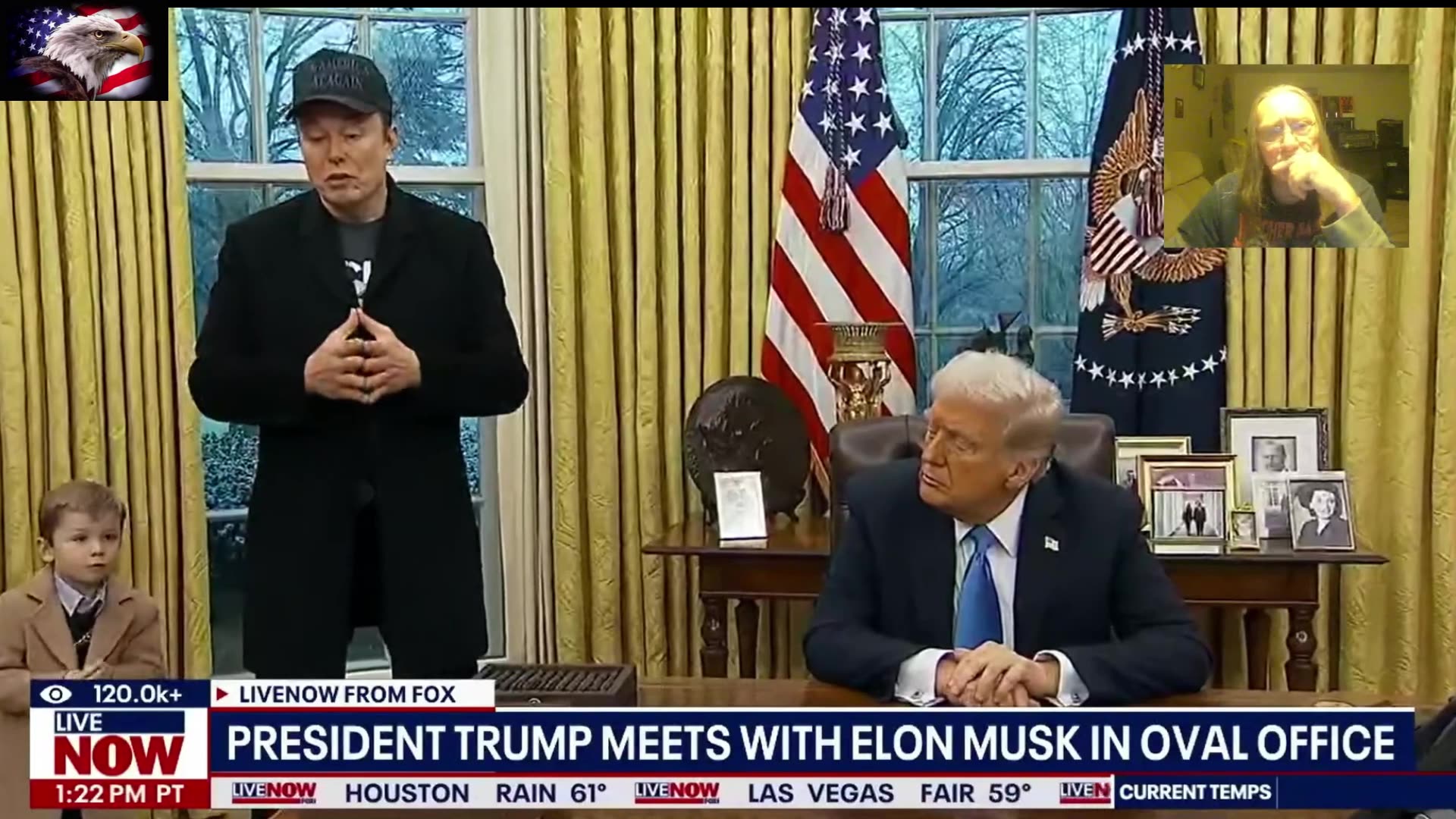 Trump and Elon obliterate the liberal press from the Oval on, 2/11/25