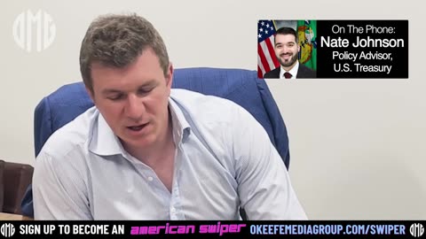 O'Keefe Calls Treasury Advisor for Comment: Advisor Begs Not to Use His Name