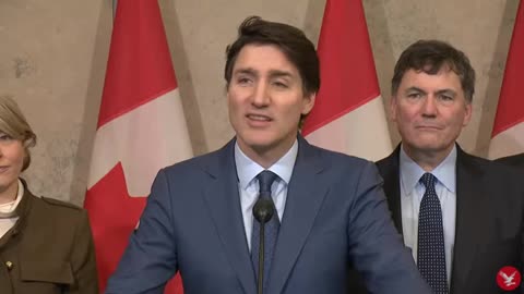 Justin Trudeau announces Canada’s response to Donald Trump’s tariffs. Trudeau says he has no clue why Trump wants tariffs and Trudeau believes Trump wants Canada to become 51st State. Trudeau says he will make sure no one starves