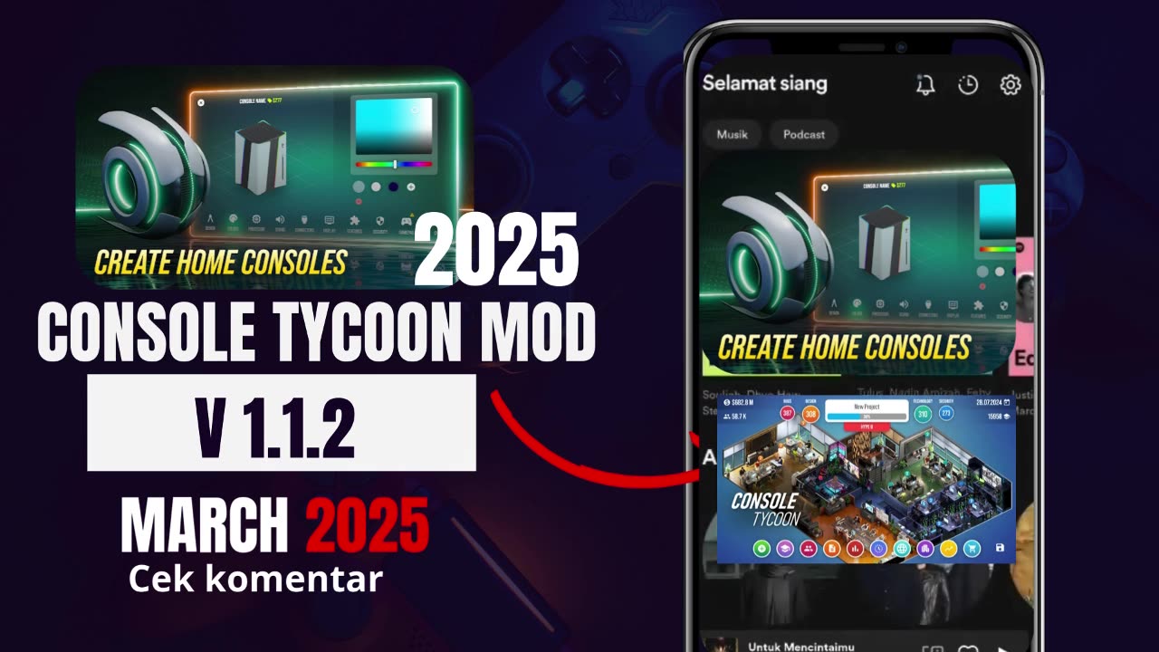 Review Console Tycoon MOD APK v1.1.2 - 2025 No Password with Unlimited Money