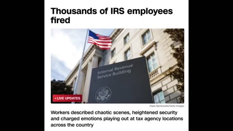 WARNING! THE DISMANTLING OF THE IRS IS A PSYOP! WHAT'S COMING NEXT IS WORSE & IT WILL COST YOU MORE!