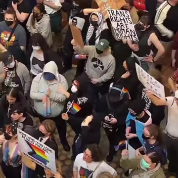 Oh, Look! Another 'Insurrection': Trans Activist Mob Storms Iowa State Capitol Rotunda