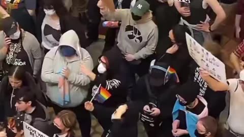 Oh, Look! Another 'Insurrection': Trans Activist Mob Storms Iowa State Capitol Rotunda