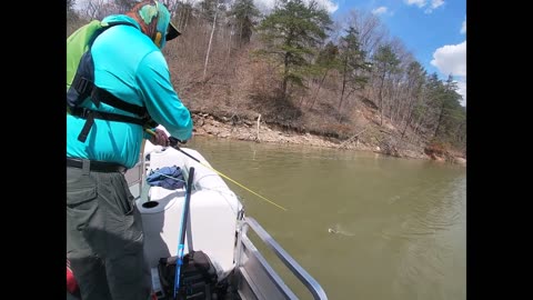 Spring fishing on Yatesville Lake