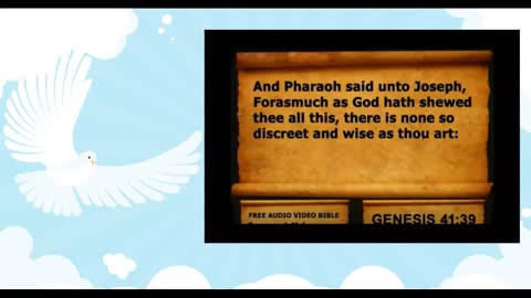 Audio Bible with KJV text Genesis Chapter 41