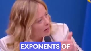 Giorgia Meloni: "Elon Musk is not a danger to democracy, George Soros is.”