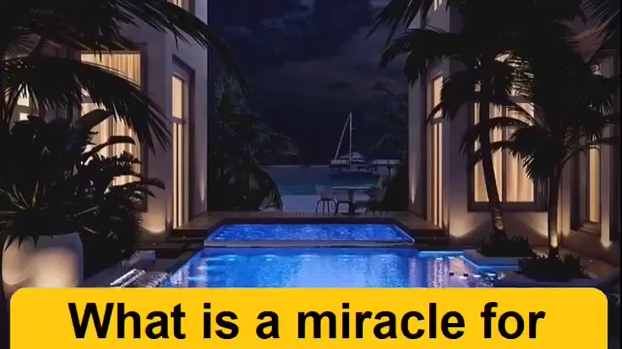 What is a miracle for ordinary people is mediocrity for scientists.