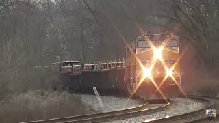 Two CSX Trains from Lodi, Ohio December 22, 2023 Part 3