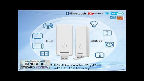 Moes Tuya Smart USB Multi-mode Gateway Bluetooth+ZigBee Wireless Hub Control Smart Home Review