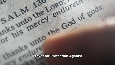 Pray for protection