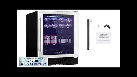 VEVOR Wine Cooler 96 Cans Capacity Under Counter Built-in or Freestanding Wine Review