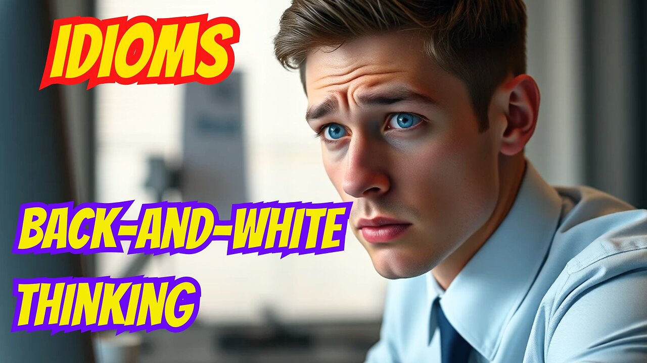 Learn the ‘Black and White Thinking’ Idiom with a Fun Challenge! 🎉