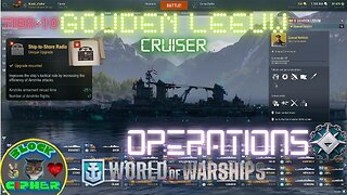 Tech-Line DUTCH NAVY Cruiser Tier-10 GOUDEN LEEUW in ops | World of Warships