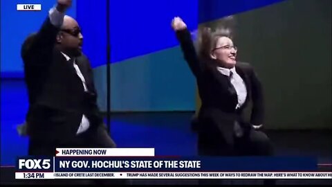 Meanwhile at Kathy Hochul's State of the State address: