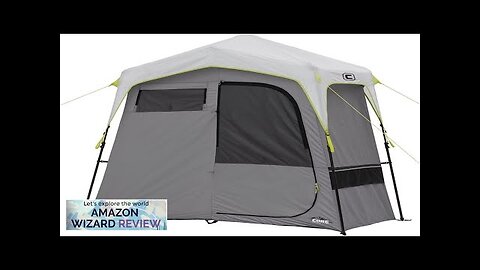 CORE Instant Cabin Shower Tent 2 Room Camping Utility Tent Review