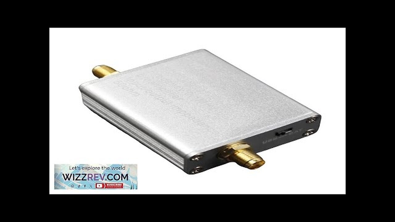 HT004 100K-6GHz Wideband Low Noise Amplifier 20dB High Gain Full Band Low Review