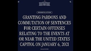 President Trump Pardons All J6 Prisoners