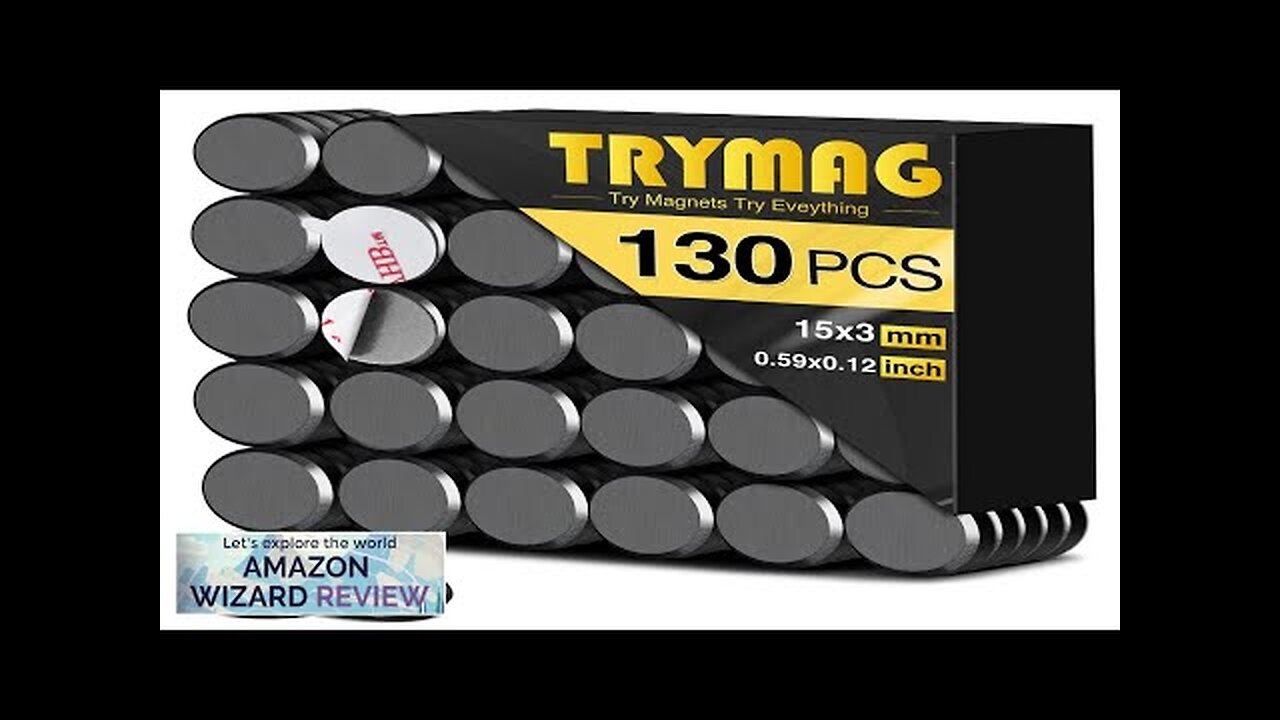 Magnets for Crafts with Adhesive Backing TRYMAG Small Ceramic Crafts Magnets Round Review