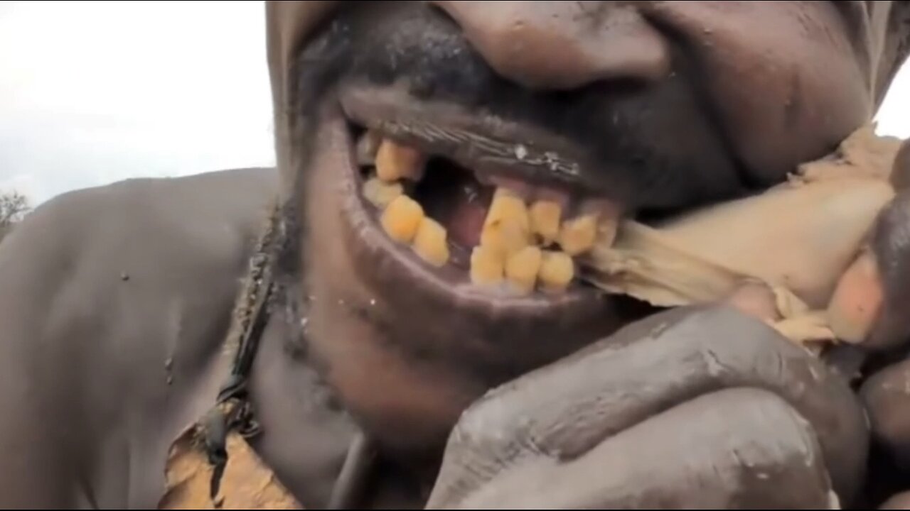 Raw Meat Feast in the Heart of Africa | Tribal Hunting Tradition