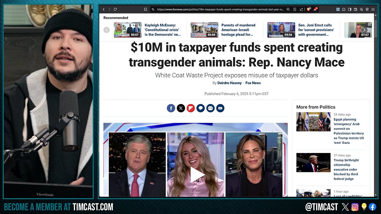 Biden Spent $10M On Making Mice TRANS, Rep Mace uncovers INSANE Democrat Spending On Gender Ideology