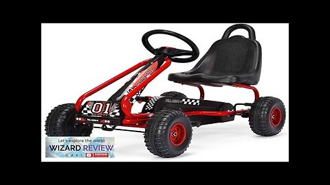 Costzon Go Kart for Kids 4 Wheel Pedal Powered Go Cart Review