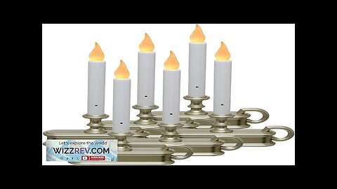 FPC1225P-6 Battery Operated 9 Inch LED Flameless Window Candle with Dusk Review