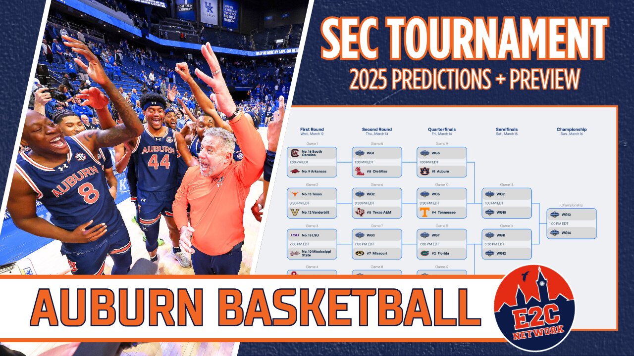 SEC Tournament Predictions | What is Path for Auburn Basketball?