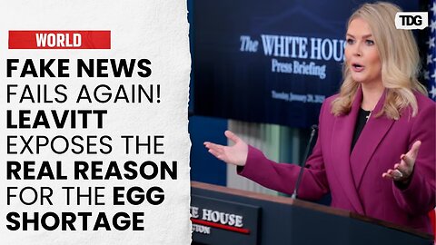 Karoline Leavitt Shuts Down Reporter’s False Claim on Egg Prices