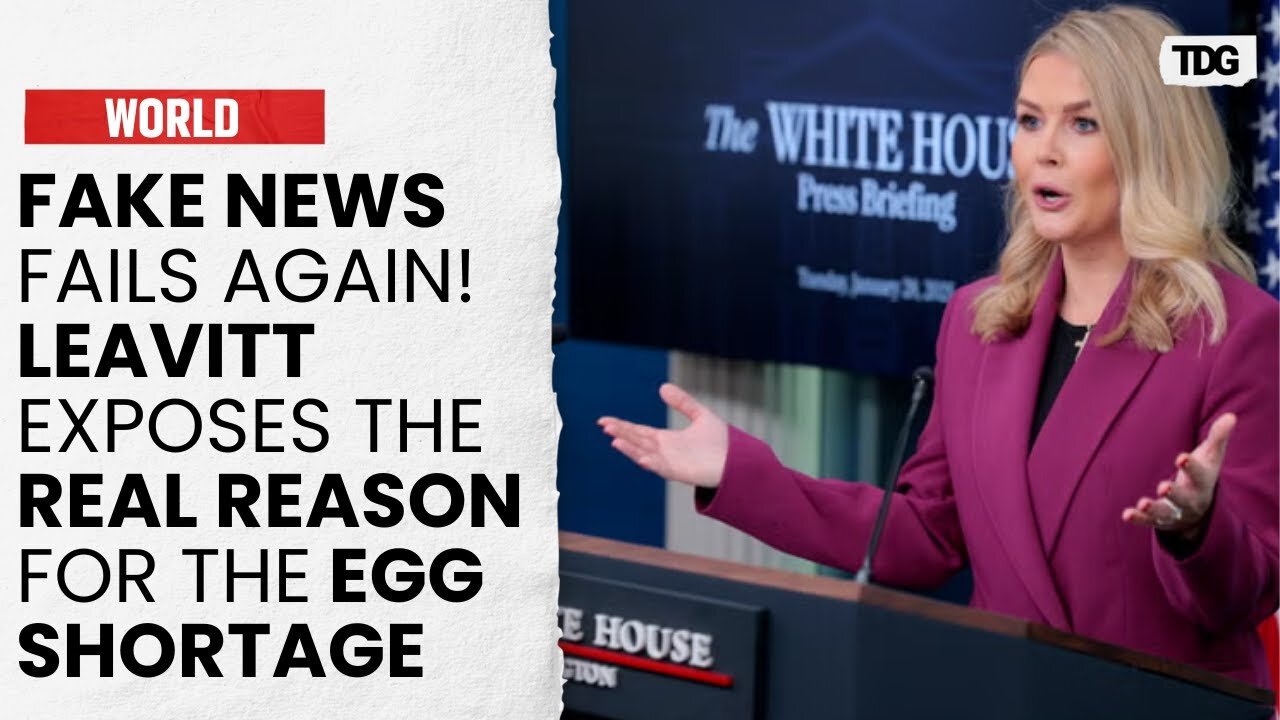Karoline Leavitt Shuts Down Reporter’s False Claim on Egg Prices