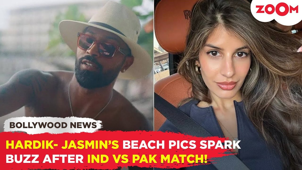 Hardik Pandya & Jasmin Walia post SIMILAR beach pics post IND vs PAK match; fans REACT!