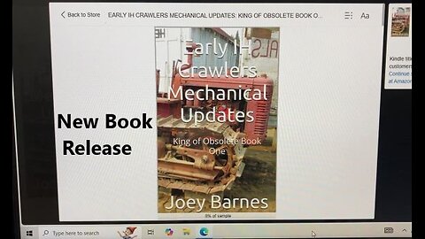 New Book Release on Repairing IH Crawlers Then No Sound on Our Fun Videos Feb 23 2025