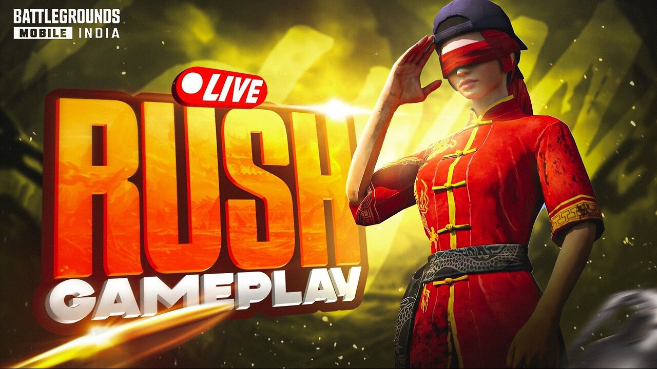 PUBG BGMI LIVE STREAM FULL RUSH GAMEPLAY