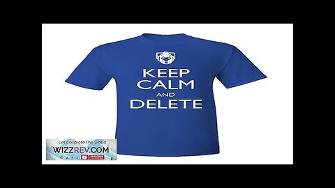 Doctor Who: T-Shirt: Keep Calm & Delete Review