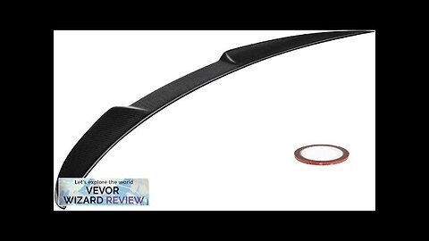 VEVOR Trunk Spoiler Compatible with 2015-2020 Alfa Romeo Giulia Quadrifoglio Sedan 4-Door Review