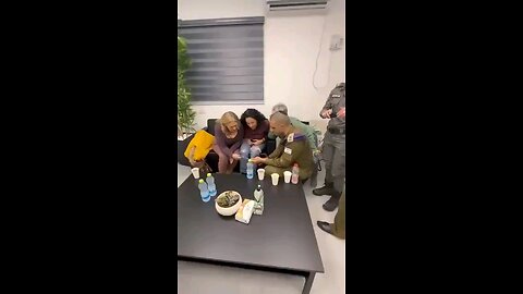IDF: The mothers of three hostages watching their daughters return to Israel.
