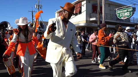 New Orleans Second Line | Undefeated Divas, Gents & Kids | 2025 | Live Music by TBC Brass Band