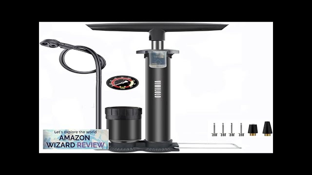 Bike Pump Air Bicycle Pump Inflator with Pressure Gauge for Presta Review