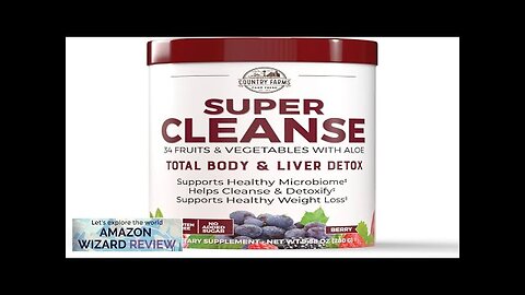 COUNTRY FARMS Super Cleanse Super Juice Cleanse Supports Healthy Digestive System 34 Review